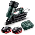 Metabo NFR 18 LTX 90 BL MB 5.5 K - 18V 2 x 5.5Ah 18 LTX 90mm Brushless Cordless Framing Nailer Kit AU61209000