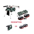 Metabo TS 36-18 LTX BL 254 5.5 DUO K - 18V 5.5Ah Cordless Brushless Table Saw Kit AU61302500