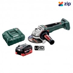 Metabo WB18LTXBL125QHD5.5K - 18V 5.5Ah 125mm (5") Cordless Brushless Angle Grinder Kit AU61307751