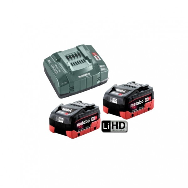 Metabo 5.5 LIHD 145 KIT - 12-36V 5.5Ah ASC 145 Fast Charger Starter Kit AU62738105 