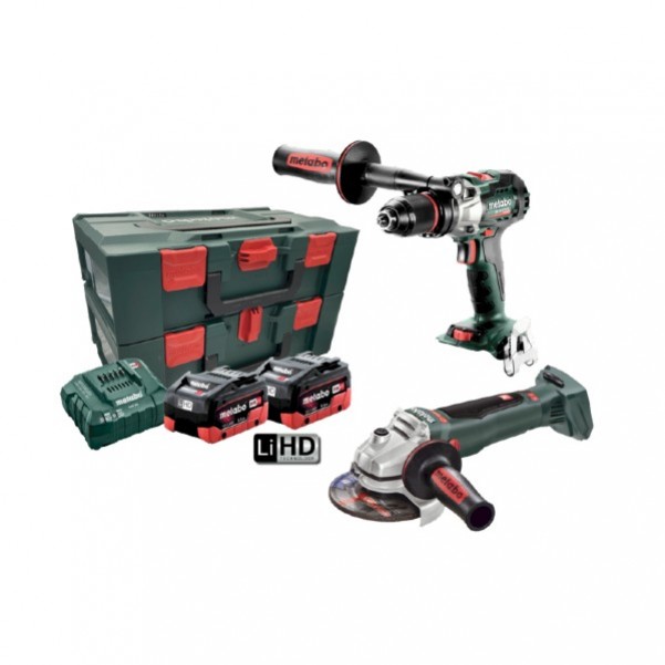 Metabo MET18BL2MB2HD5.5AJ - 2 Piece 18V 2x5.5Ah Cordless Brushless Combo Kit AU68201155