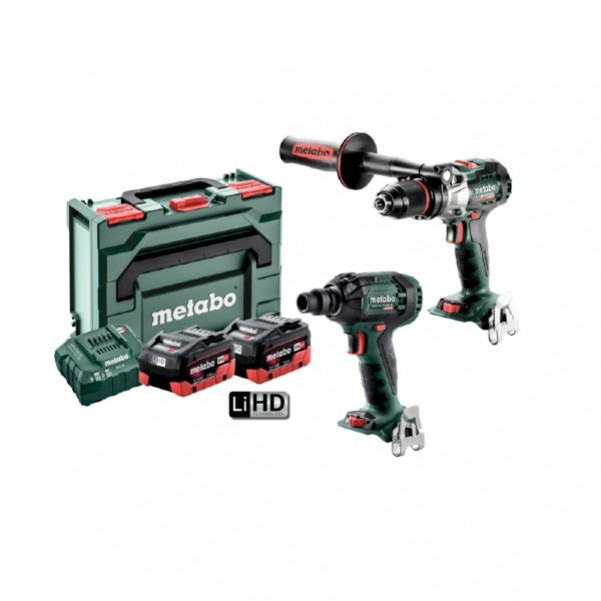 Metabo MET18BL2MB2HD5.5AG - 2 Piece 18V 2x5.5Ah Cordless Brushless Combo Kit AU68202155