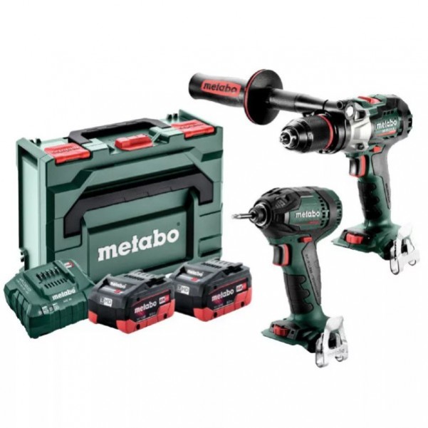 Metabo MET18BL2MB2HD8.0AQ - 2 Piece 18V 2x8.0Ah Cordless Brushless Combo Kit AU68203080