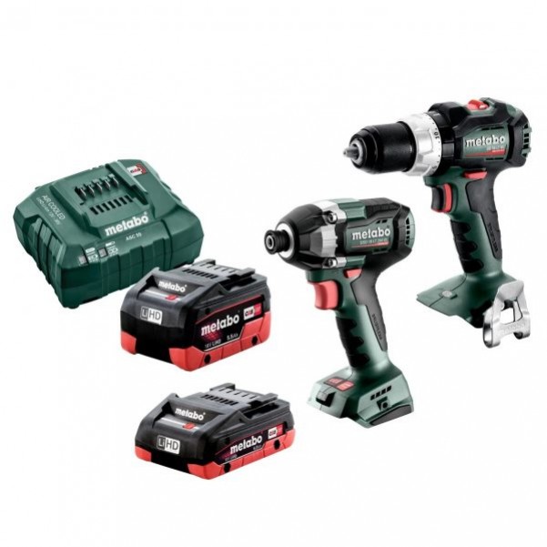 Metabo MET18BL22HD455DE -18V 5.5Ah/ 4.0 Ah Cordless Brushless 2 Piece Combo Kit AU68204450