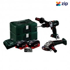 Metabo SB WB 125 BL M HD 5.5 + 4.0 - 18V 5.5Ah Brushless Cordless 2 Piece Combo Kit AU68204554