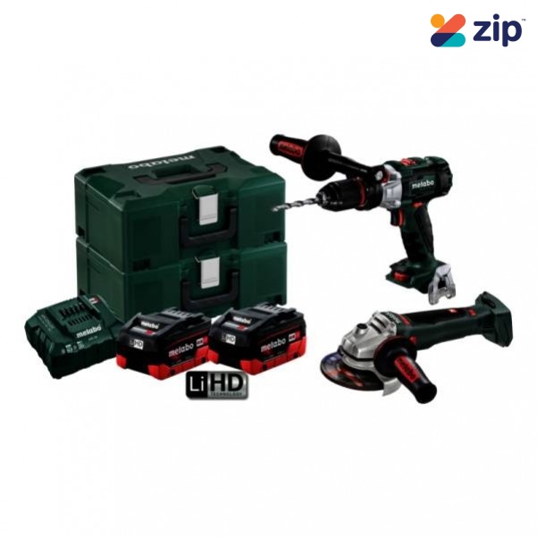 Metabo SB WB 125 BL M HD 5.5 + 4.0 - 18V 5.5Ah Brushless Cordless 2 Piece Combo Kit AU68204554 18V Brushless Combo Kits