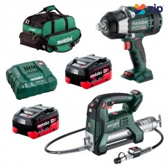 Metabo MET18BL2SB2HD5.5HE - 18V 5.5Ah Li-ion Cordless Brushless 2pce Combo Kit AU68205650