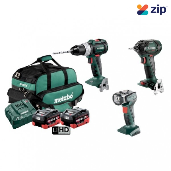 Metabo BL3SB2HD5.5CW - 18V 5.5Ah 3 Piece Cordless Brushless Combo Kit AU68300150