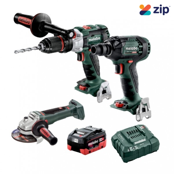 Metabo METTSBSSWW5.5KIT - 18V 5.5Ah Cordless Brushless 3 Piece Combo Kit AU68300355 Combo Kits 18v