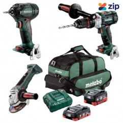 Metabo BL3SB2HD455D - 18V 4.0Ah/5.5Ah Cordless Brushless 3 Piece Combo Kit AU68300455