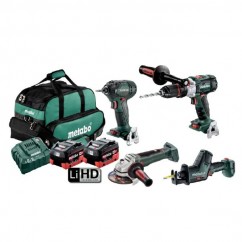 Metabo BL4SB2HD5.5AQ - 4 Piece 18V 5.5Ah Cordless Brushless Combo Kit AU68400050