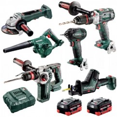 Metabo BL6LB3HD5.5AX - 18V 5.5Ah Brushless Cordless 6 Piece Combo Kit AU68600150