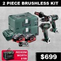 Metabo SB SSW 300 BL M HD 5.5 - 18V 5.5Ah Brushless Cordless 2 Piece Combo Kit AU68901955