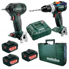 Metabo BL2PC3LP5.2B - 18V 5.2Ah Cordless Brushless 2 Piece Combo Kit AU68902052