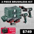 Metabo SB SSW 300 BL M HD 8.0 - 18V 8.0Ah Brushless Cordless 2 Piece Combo Kit AU68902480