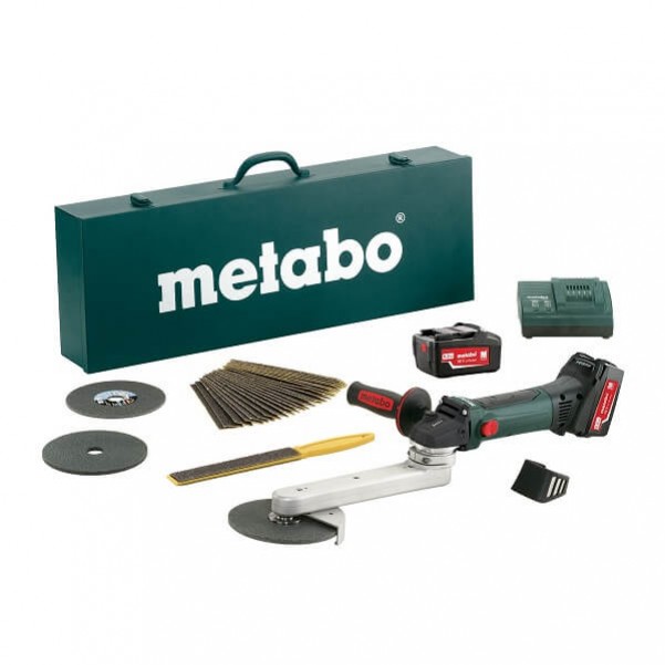 Metabo KNS 18 LTX 150 SET - 18V Cordless Fillet Weld Grinder Kit Cordless Grinders - Fillet Weld
