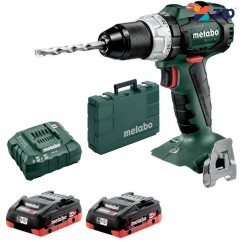 Metabo SB 18 LT BL PC 4.0 K - 18V 4.0 Ah Brushless Cordless Hammer Drill Kit AU60231641 