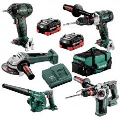 Metabo BL5LB2HD5.5M - 18V 5.5Ah Brushless Cordless 5 Piece Combo Kit AU68503255