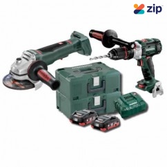 Metabo SB WPB 125 BL M HD 4.0 - 18V 4.0Ah Brushless 2 Piece Combo Kit AU68901790