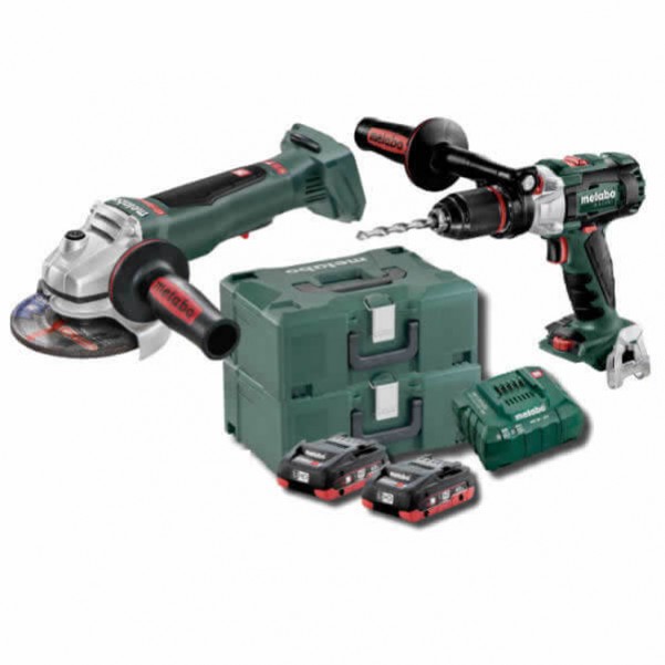 Metabo SB WPB 125 BL M HD 4.0 - 18V 4.0Ah Brushless 2 Piece Combo Kit AU68901790