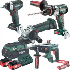 Metabo R4-SSD - 18V 5.2Ah 4 Piece Combo Kit AU68501730