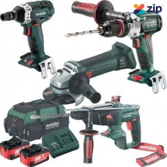 Metabo R4-SSW - 18V 5.2Ah 4 Piece Combo Kit AU68501740