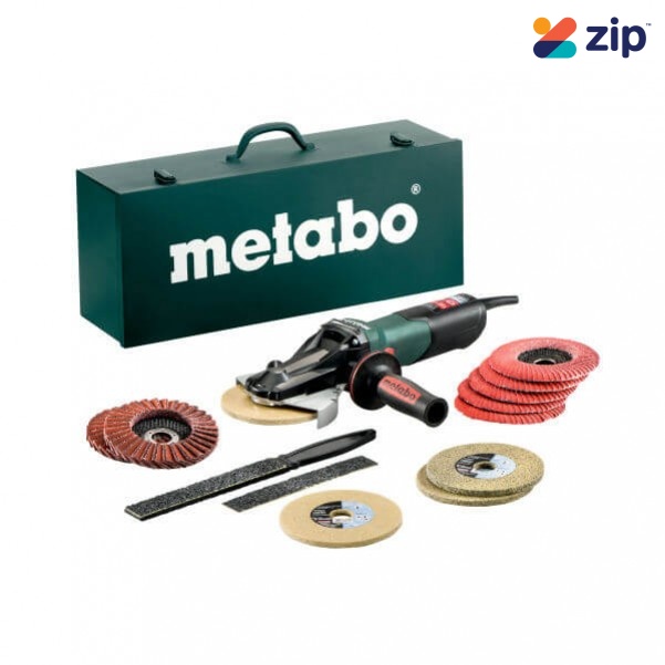 Metabo WEVF 10-125 - 240V 1000W Quick Inox Set Flat-head Angle Grinder 613080500