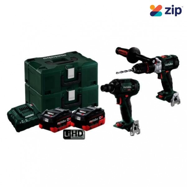 Metabo SB SSW 300 BL M HD 5.5 + 4.0 - 18V 5.5Ah Brushless Cordless 2 Piece Combo Kit AU68202554