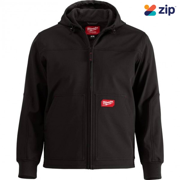 Milwaukee FREEFLEX (312BL) - Black Softshell Hooded Jacket  Size L Jackets