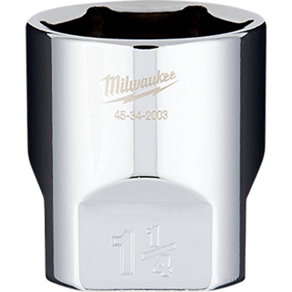 Milwaukee 45342003 - 1-1/4" x 1/2" Drive Imperial 6 Point Socket 