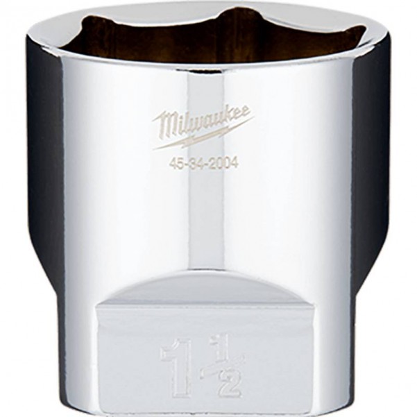 Milwaukee 45342004 - 1-1/2" x 1/2" Drive Imperial 6 Point Socket  