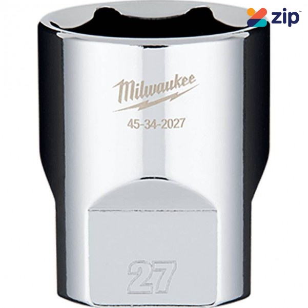 Milwaukee 45342027 - 27mm x 1/2" Drive Metric 6 Point Socket 