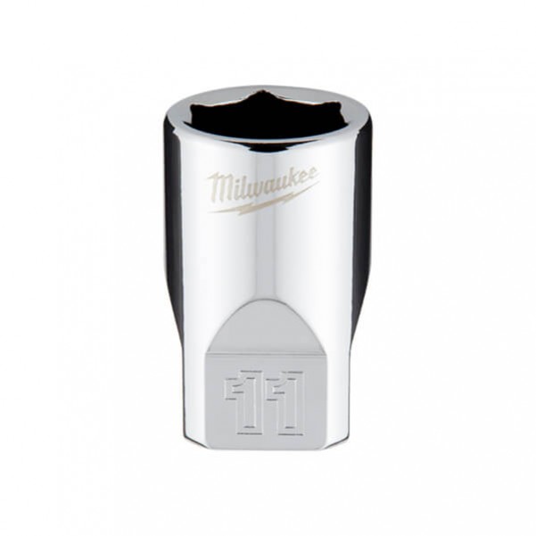 Milwaukee 45349037 - 1/4" Drive 11mm Standard Metric 6-point Socket 