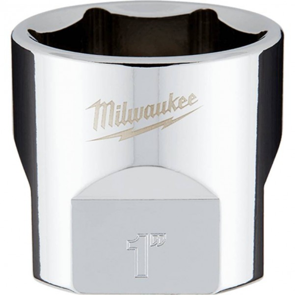 Milwaukee 45349072 - 1" x 3/8" Drive Imperial 6 Point Socket Sockets & Accessories
