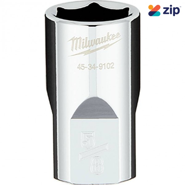 Milwaukee 45349102 - 5/8" x 1/2" Drive Imperial 6 Point Socket Sockets & Accessories