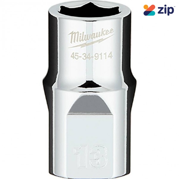 Milwaukee 45349114 - 13mm x 1/2" Drive Metric 6 Point Socket Sockets & Accessories