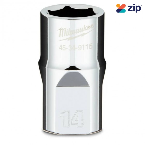 Milwaukee 45349115 - 1/2" Drive 14mm Metric 6 Point Socket Sockets & Accessories