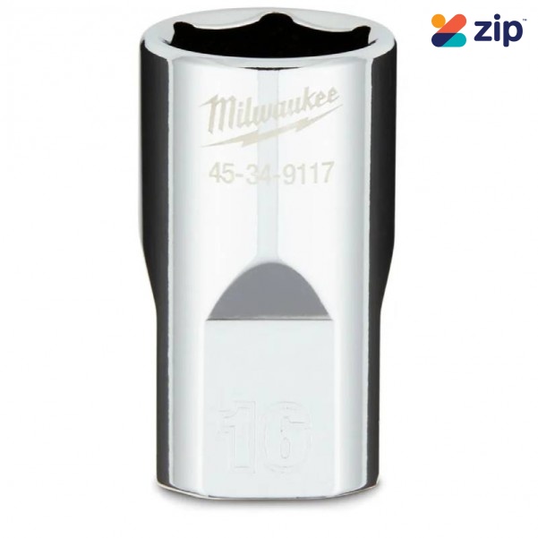 Milwaukee 45349117 - 1/2" Drive 16mm Metric 6 Point Socket Sockets & Accessories