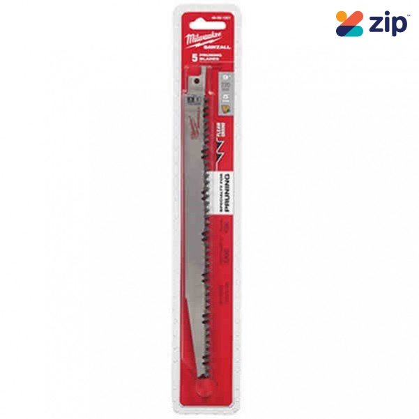 Milwaukee 48001301 - 230mm 5TPI Pruning SAWZALL Blade (5PK) Milwaukee Accessories