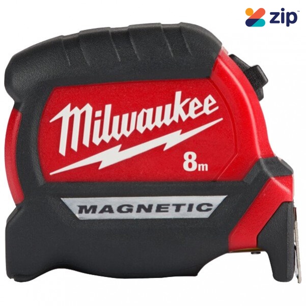 Milwaukee 48220508 - 8m Compact Magnetic Tape Measure