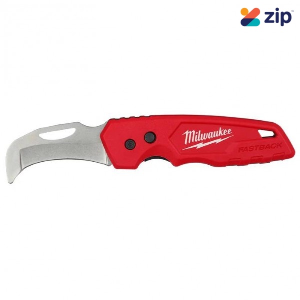 Milwaukee 48221526 - FASTBACK Blunt Tip Hawkbill Folding Knife