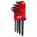 Milwaukee 48222186 - 9pce Metric L-Style with Ball End Hex Key Set