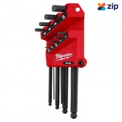 Milwaukee 48222186 - 9pce Metric L-Style with Ball End Hex Key Set