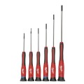Milwaukee 48222606 - 6 Piece Precision Screwdriver Set w/ Case Screwdrivers