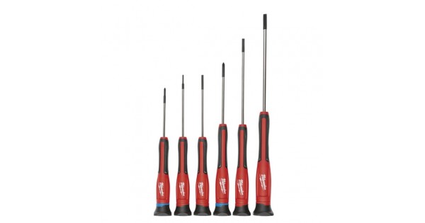 Milwaukee 48222606 6 Piece Precision Screwdriver Set w Case