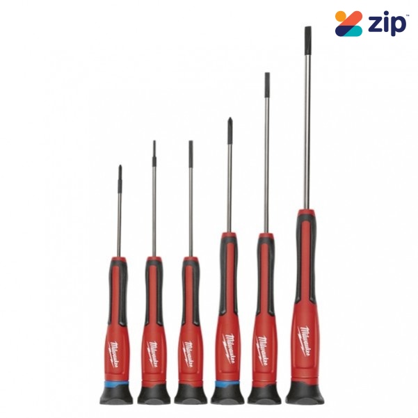 Milwaukee 48222606 - 6 Piece Precision Screwdriver Set w/ Case