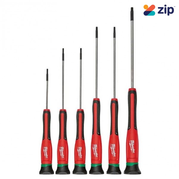 Milwaukee 48222610 - 6pce TORX Precision Screwdriver Set with Case