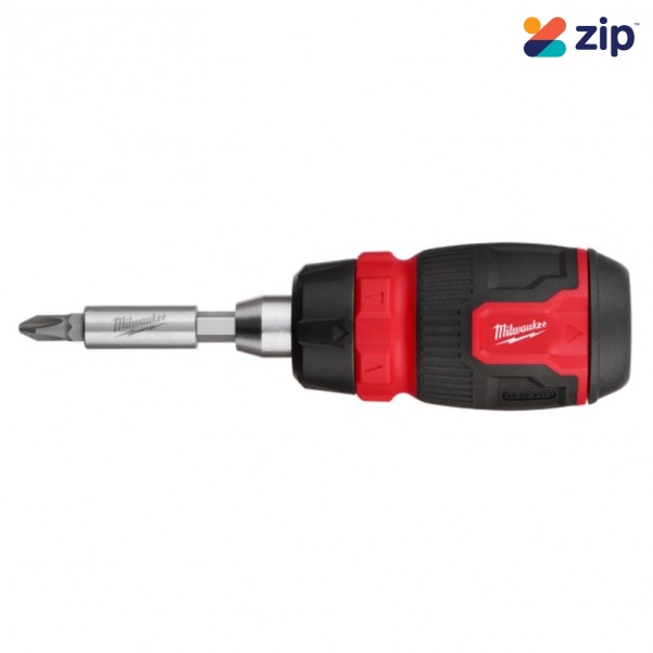 Milwaukee 48222913 - 8-in-1 Ratcheting Compact Multi-bit Screwdriver