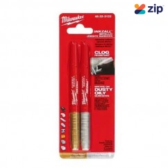 Milwaukee 48223123 - 2PKT Silver/Gold Inkzall Fine Point Marker