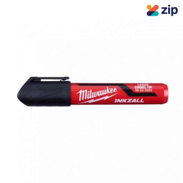 Milwaukee 48223255 - InkzalL Large Chisel Tip Black Marker